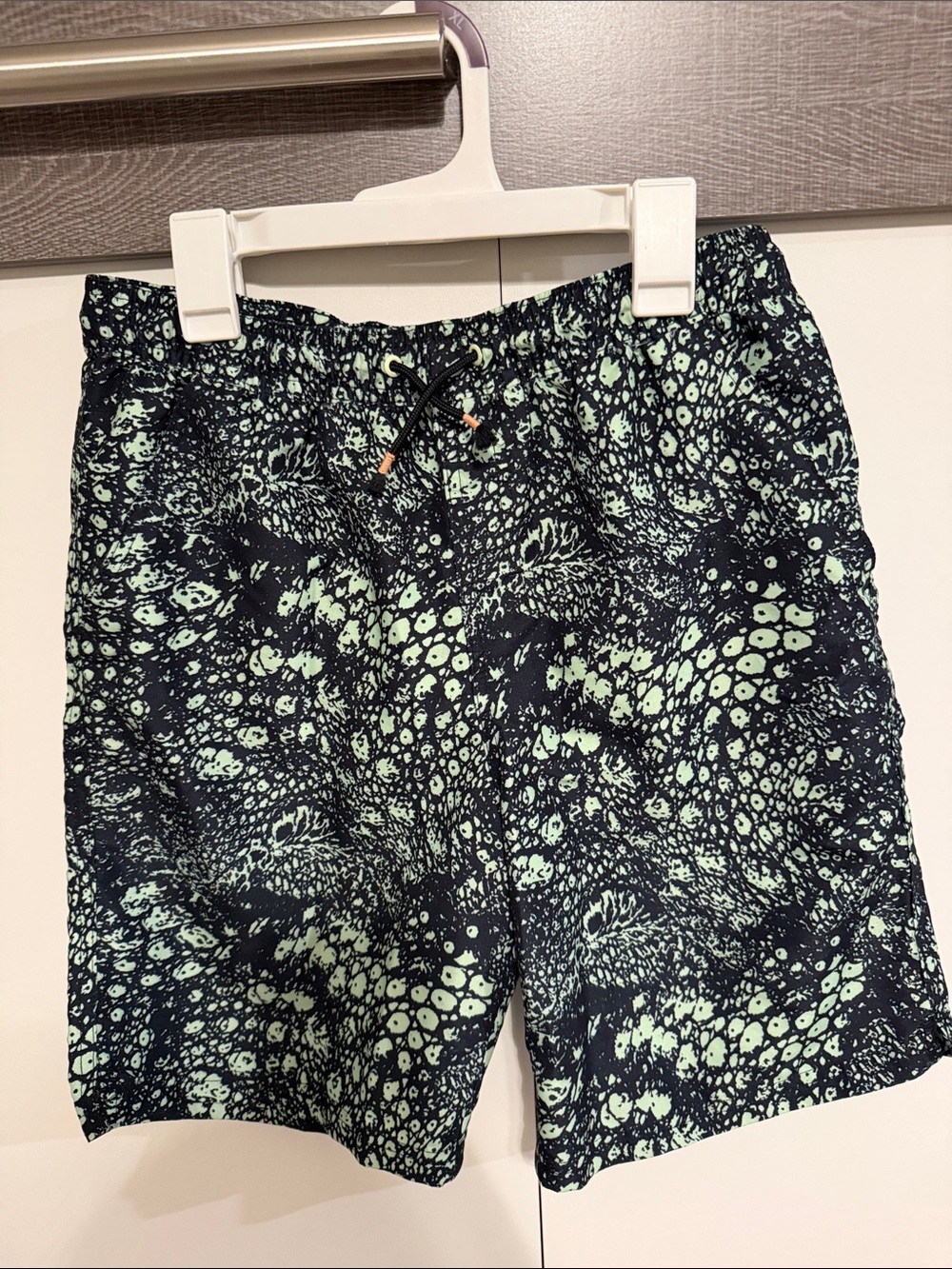 art class Black & Mint Abstract Print swim Shorts